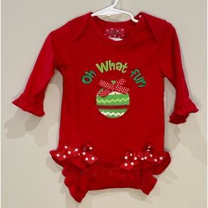 NWT CHRISTMAS ONESIE 12 months